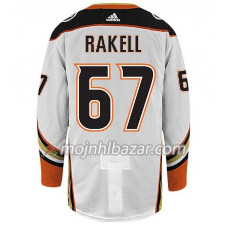 Dresovi Anaheim Ducks RICKARD RAKELL 67 Adidas Bijela Authentic - Muške Dresovi Anaheim Ducks RICKARD RAKELL 67 Adidas Bijela Authentic - Muške